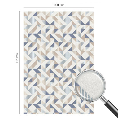 Privacy window film Geometric patterns