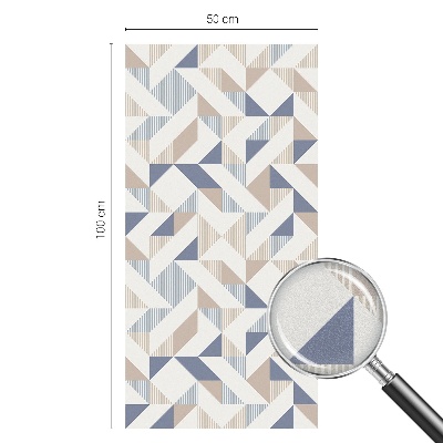 Privacy window film Geometric patterns