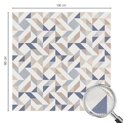 Privacy window film Geometric patterns