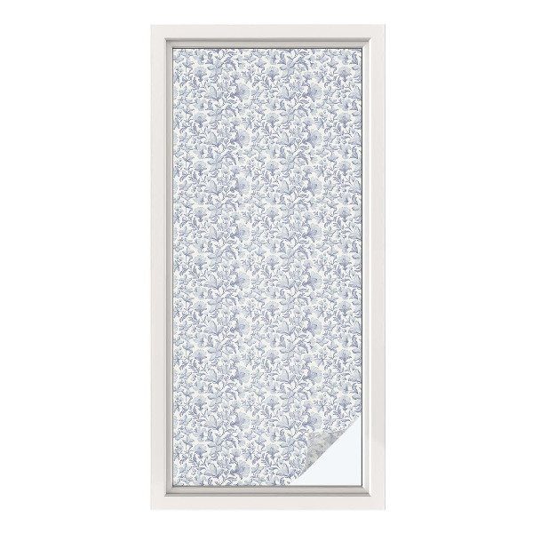 Colored window film stained glass Floral pattern