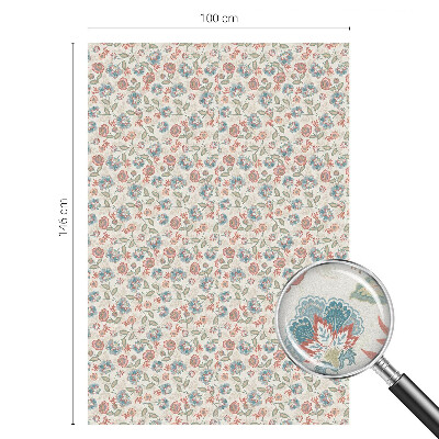 Privacy window film Floral pattern
