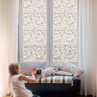Privacy window film Floral pattern