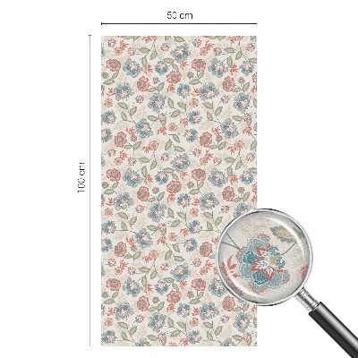 Privacy window film Floral pattern