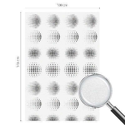 Patterned window film Dotted circles