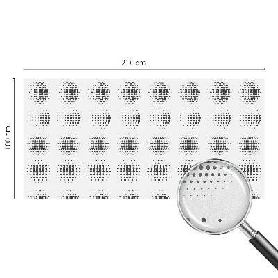 Patterned window film Dotted circles