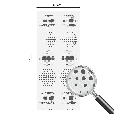 Patterned window film Dotted circles