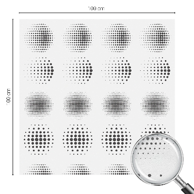 Patterned window film Dotted circles