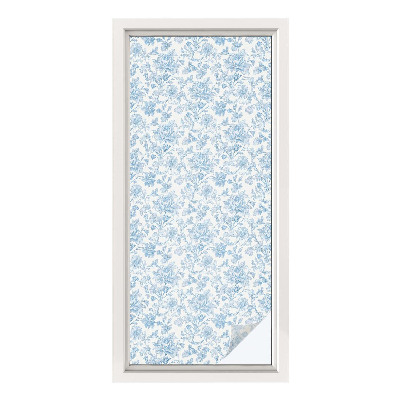 Colored window film stained glass Floral pattern