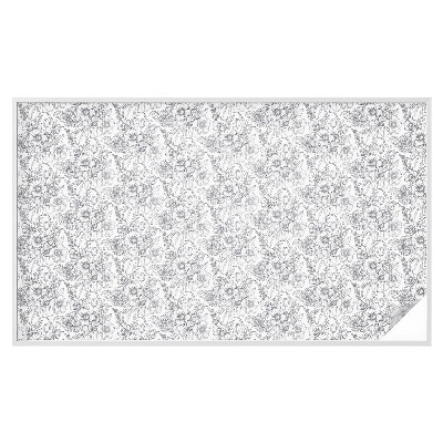 Privacy window film Floristic elegance