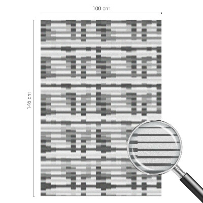 Patterned window film Graphic grid