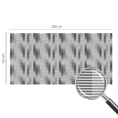 Patterned window film Graphic grid