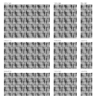 Patterned window film Graphic grid