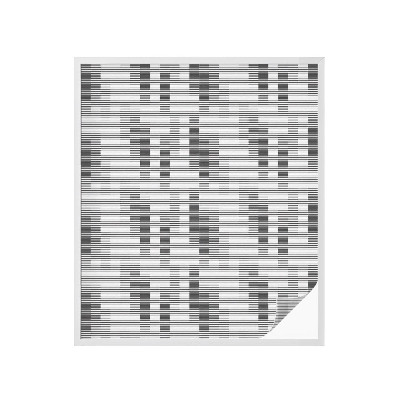 Patterned window film Graphic grid