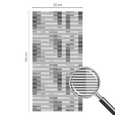 Patterned window film Graphic grid