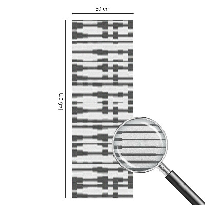 Patterned window film Graphic grid