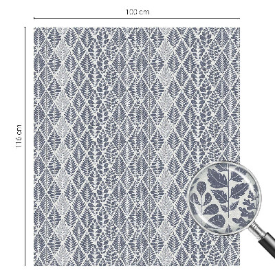 Colored window film stained glass Patterned leaves