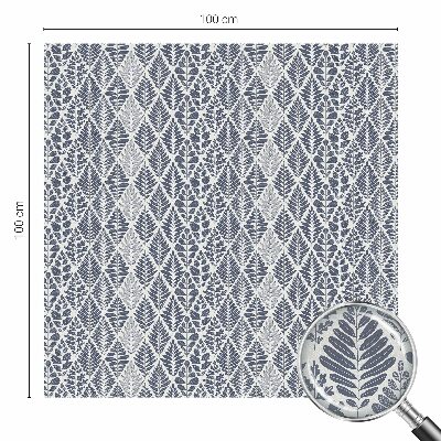 Colored window film stained glass Patterned leaves