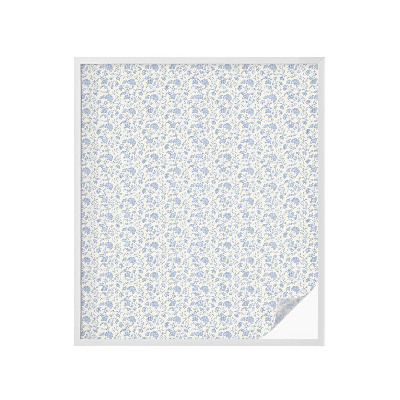 Opaque window film stained glass style Floral pattern