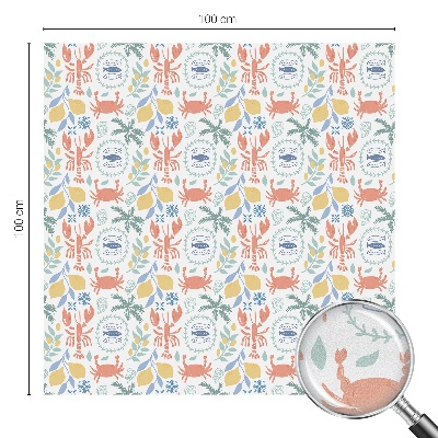 Privacy window film Nautical motifs