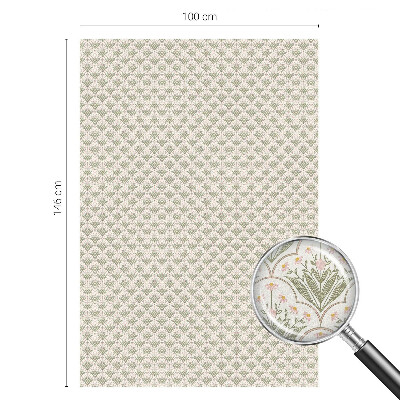 Patterned window film Plant ornaments