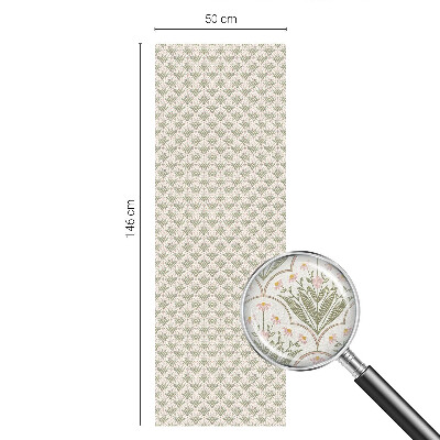 Patterned window film Plant ornaments