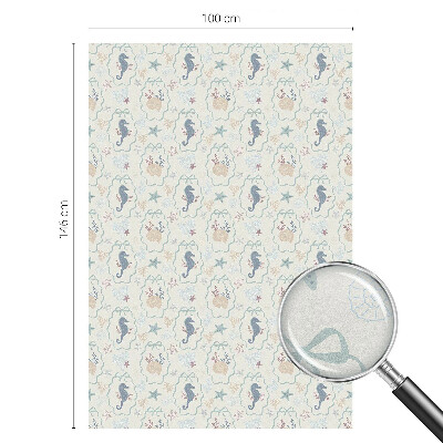 Privacy window film Seahorses