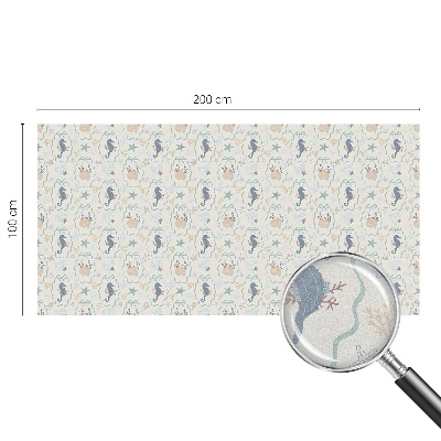 Privacy window film Seahorses