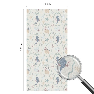 Privacy window film Seahorses