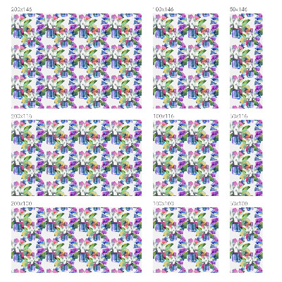 Opaque window film stained glass style Colorful abstraction