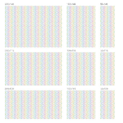 Frosted glass film stained glass effect Rainbow lines