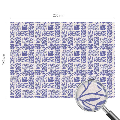 Colored window film stained glass Plant patterns