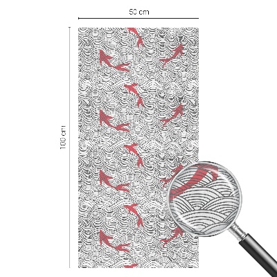 Frosted glass film stained glass effect Wavy pattern