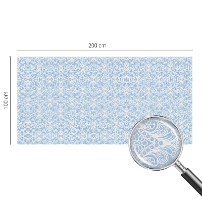 Privacy window film Floral ornament