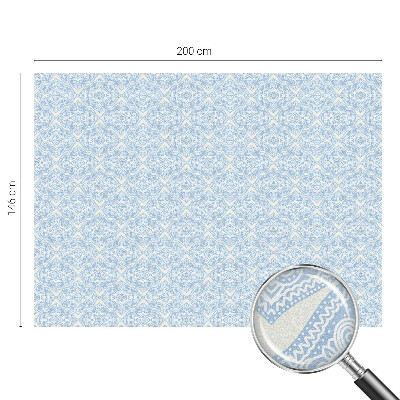 Privacy window film Floral ornament