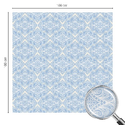 Privacy window film Floral ornament