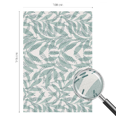 Patterned window film Green leaves