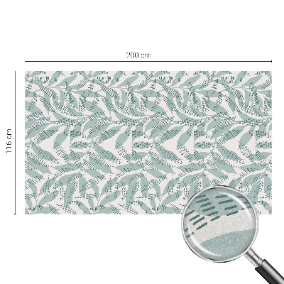 Patterned window film Green leaves
