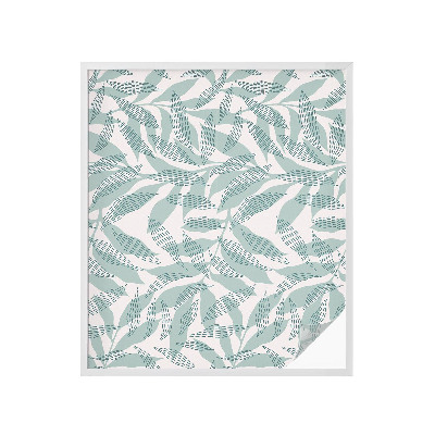 Patterned window film Green leaves