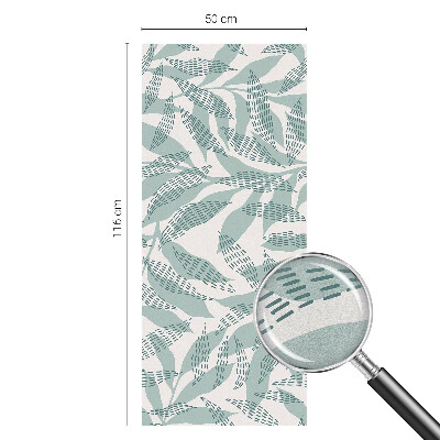 Patterned window film Green leaves