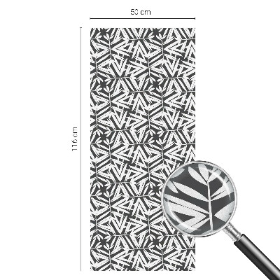 Colored window film stained glass Geometric leaves