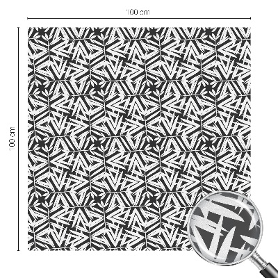 Colored window film stained glass Geometric leaves