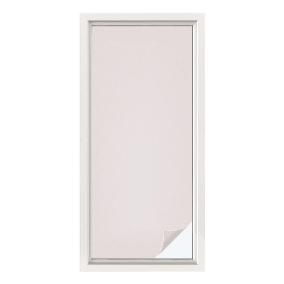 Frosted glass film stained glass effect Delicate beige