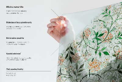 Privacy window film Delicate white