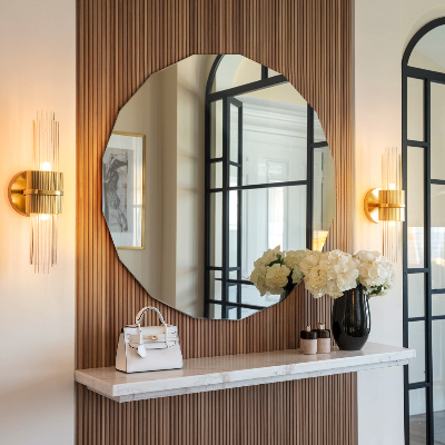 Polygonal mirror of original shape
