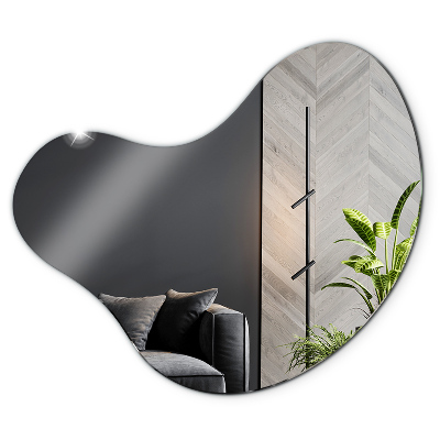 Asymmetrical mirror organic shape