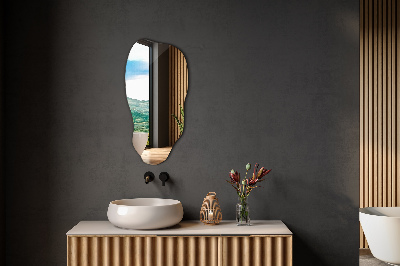Irregular mirror modern style