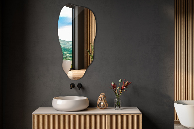 Irregular mirror modern style