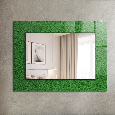 Wall mirror decor Green grass