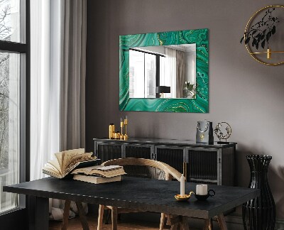 Wall mirror decor Abstract green texture