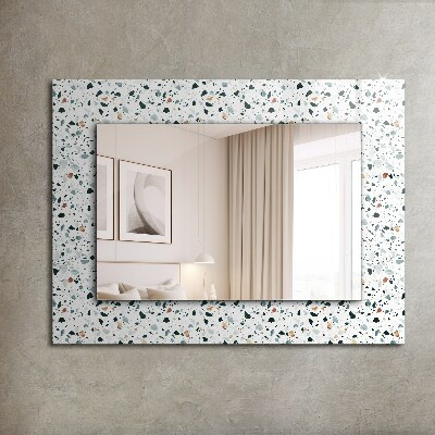 Decorative mirror Terrazzo mosaic pattern